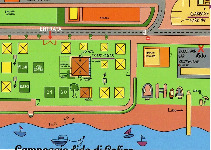 דירה Adria Lido Di , Direct On & Town קוליקו